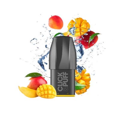 X-Bar Click & Puff 650 Pod Ice Mango 10mg 2ml
